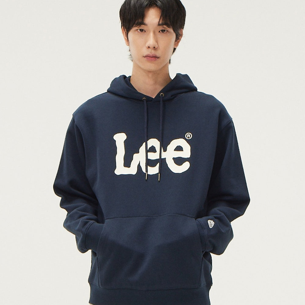 LEE Big Twitch Logo Hoodie Navy