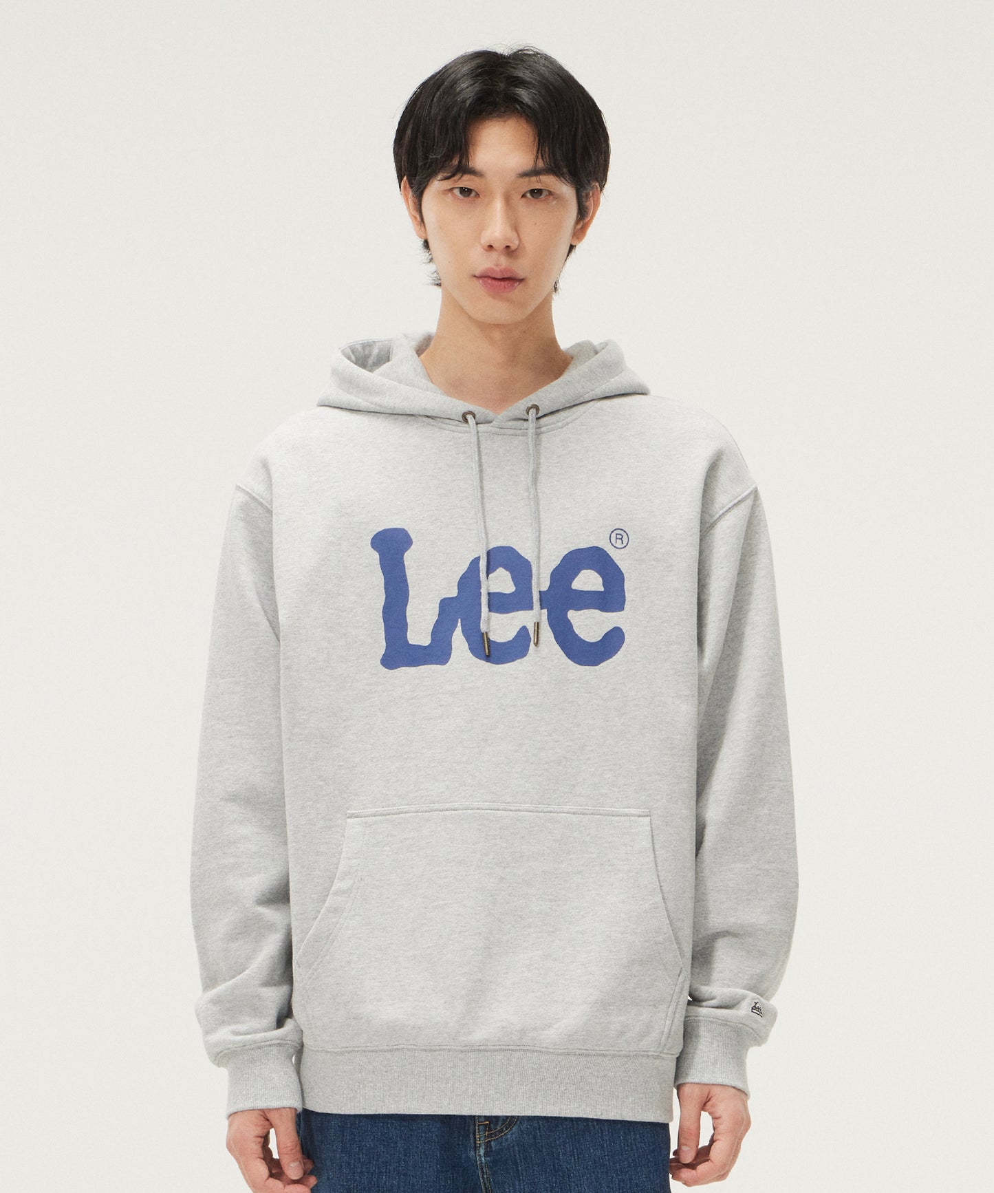 LEE Big Twitch Logo Hoodie Grey