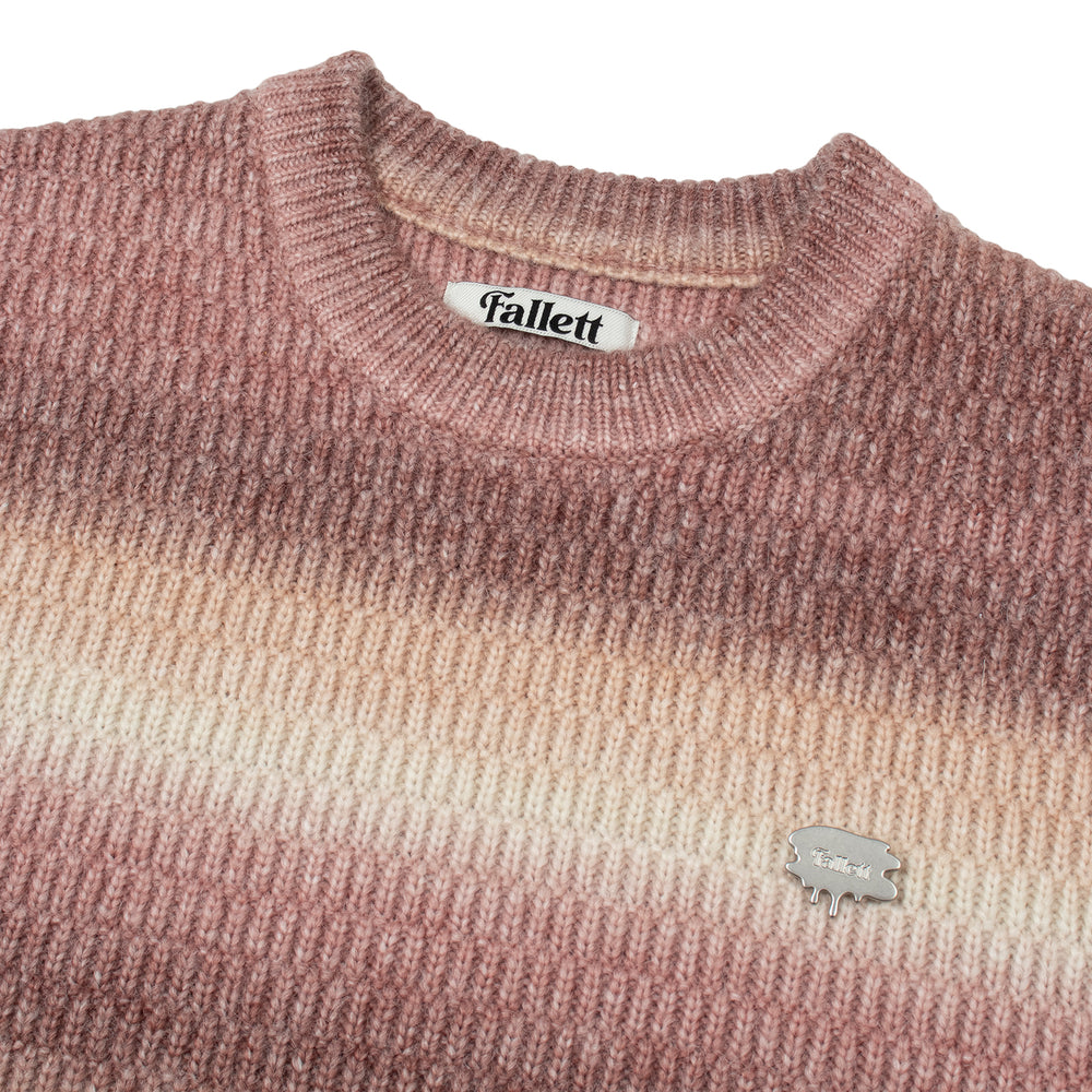 
                  
                    FALLETT Gradient Striped Knit Pink
                  
                