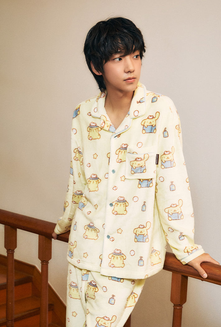 【IN STOCK】SPAO x SANRIO Sleep Pajamas Yellow