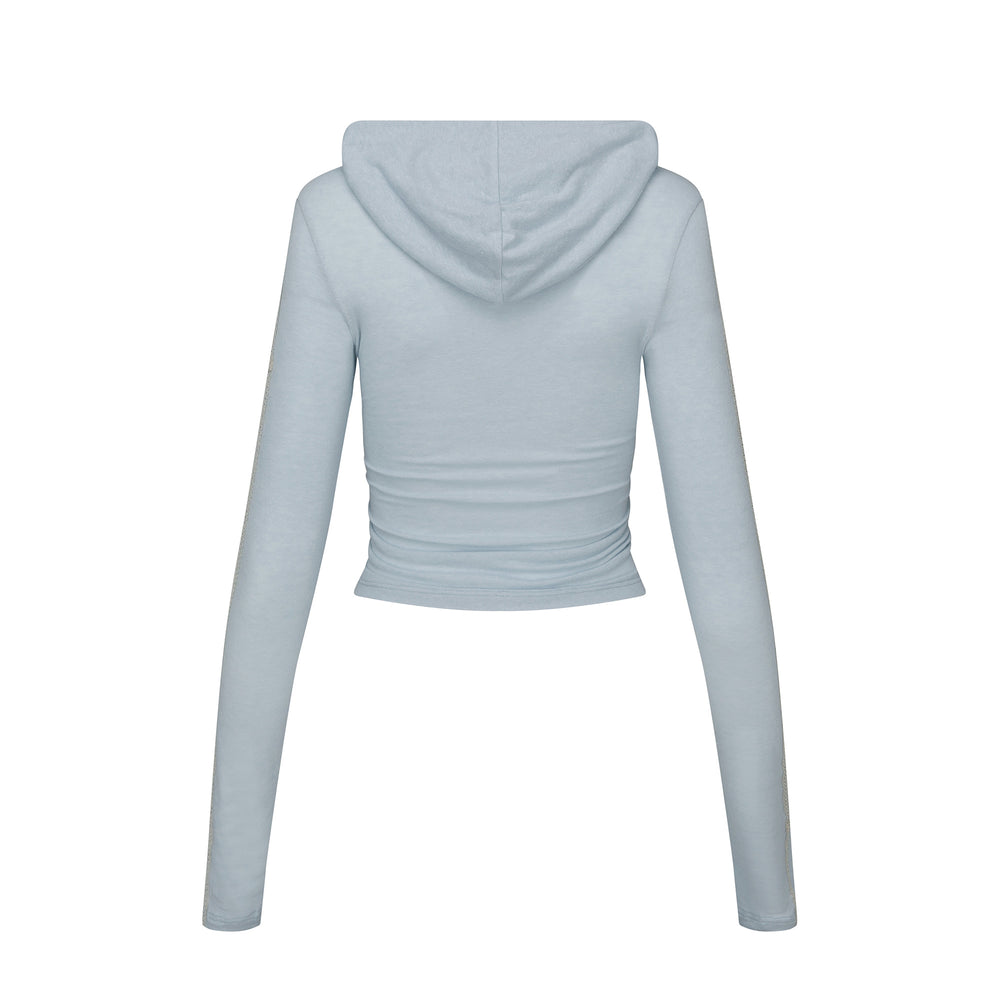 
                  
                    SCULPTOR Rose Angora Hoodie Tee Baby Blue
                  
                