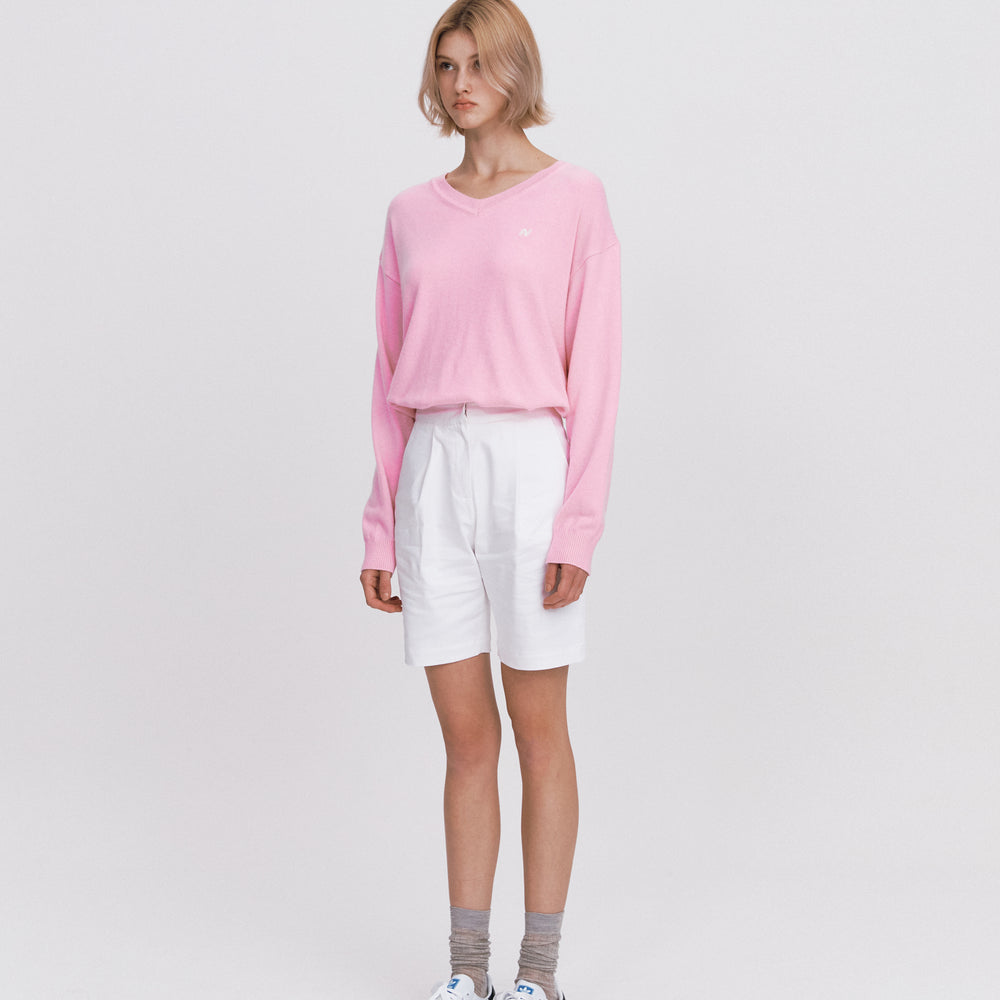 
                  
                    NOIRNINE UNISEX N V-Neck Knit PINK
                  
                