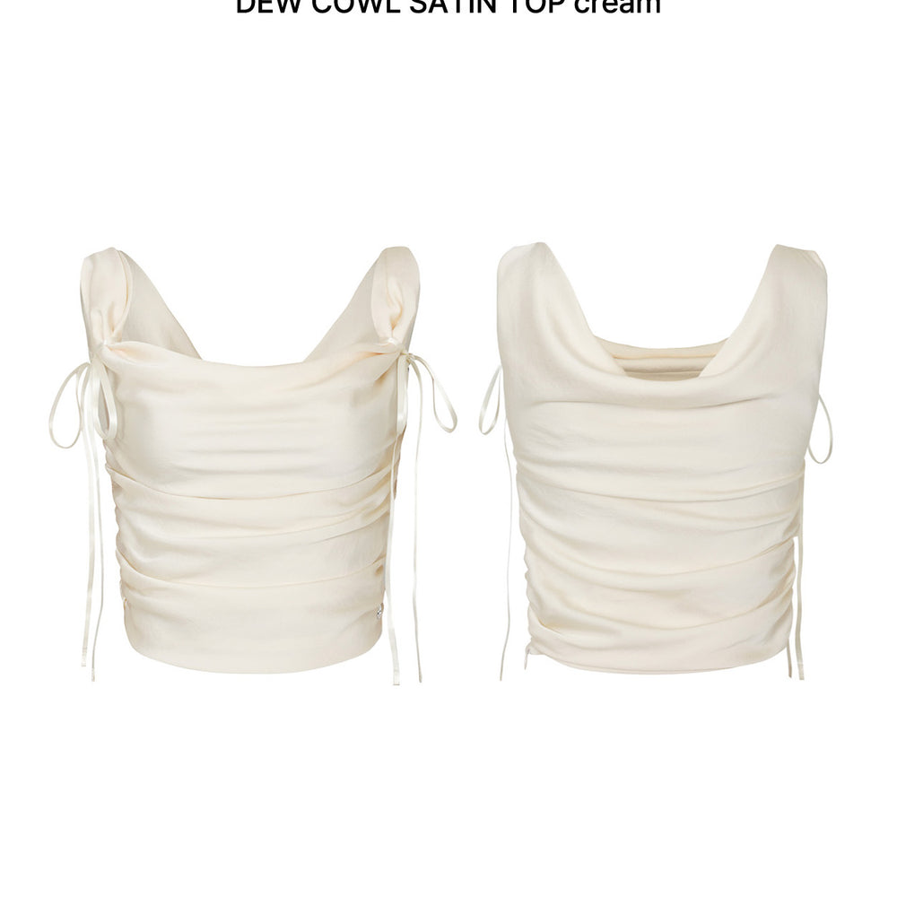 
                      
                        PAIN OR PLEASURE DEW COWL SATIN TOP CREAM
                      
                    