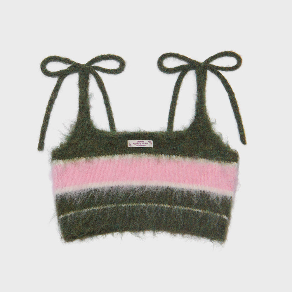 
                  
                    ROCKFISH STRIPE SHAGGY KNIT BUSTIER
                  
                