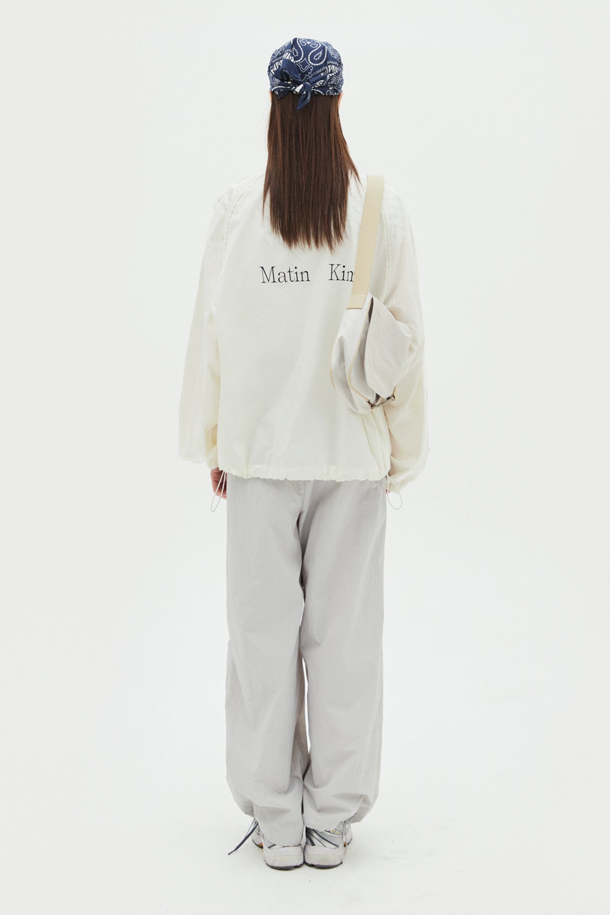 MATIN KIM LOGO COATING JUMPER IN IVORY – SeoulSeoul