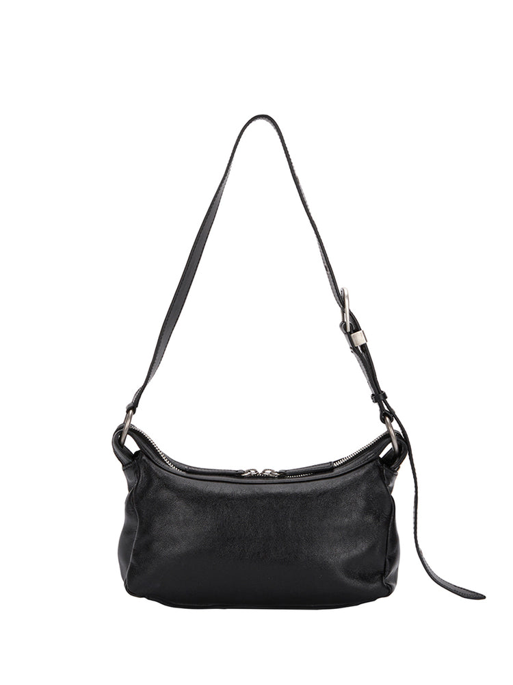 
                  
                    MARGESHERWOOD OUTPOCKET HOBO MINI_black glossy plain
                  
                