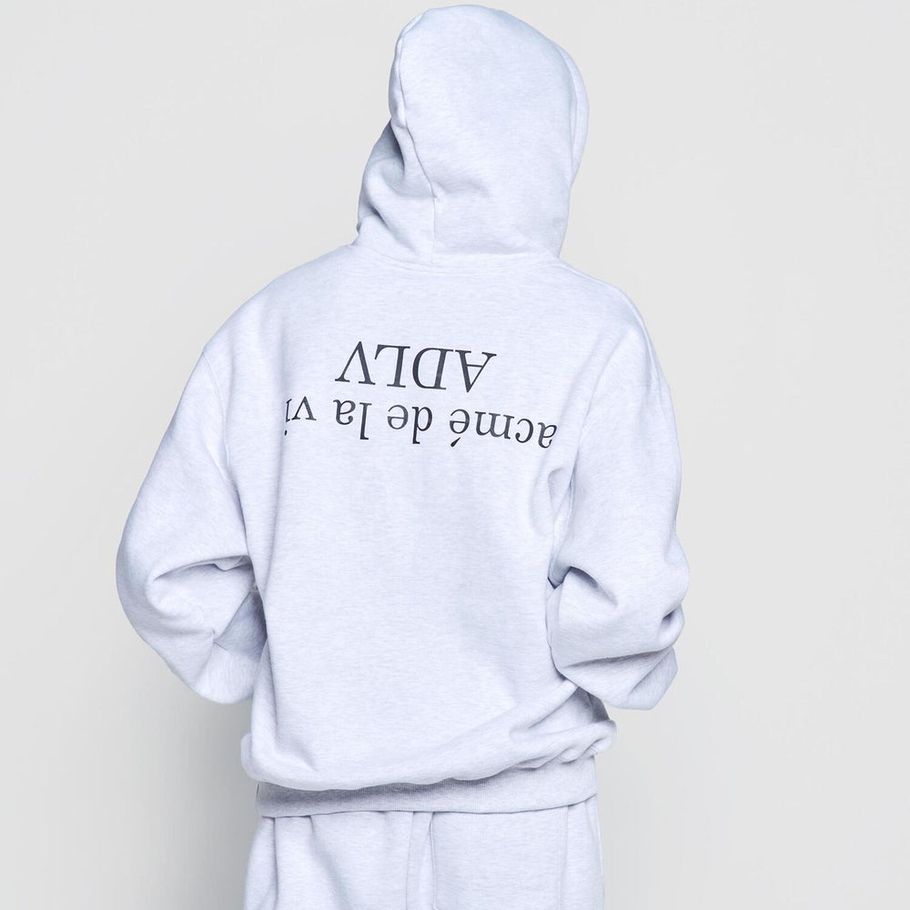 
                  
                    ADLV UPSIDE DOWN LOGO NAPPING ZURRY HOODIE MELANGE
                  
                