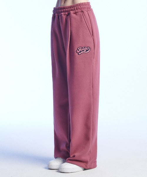 AMBLER Embroidered Logo Wide Training Sweatpants