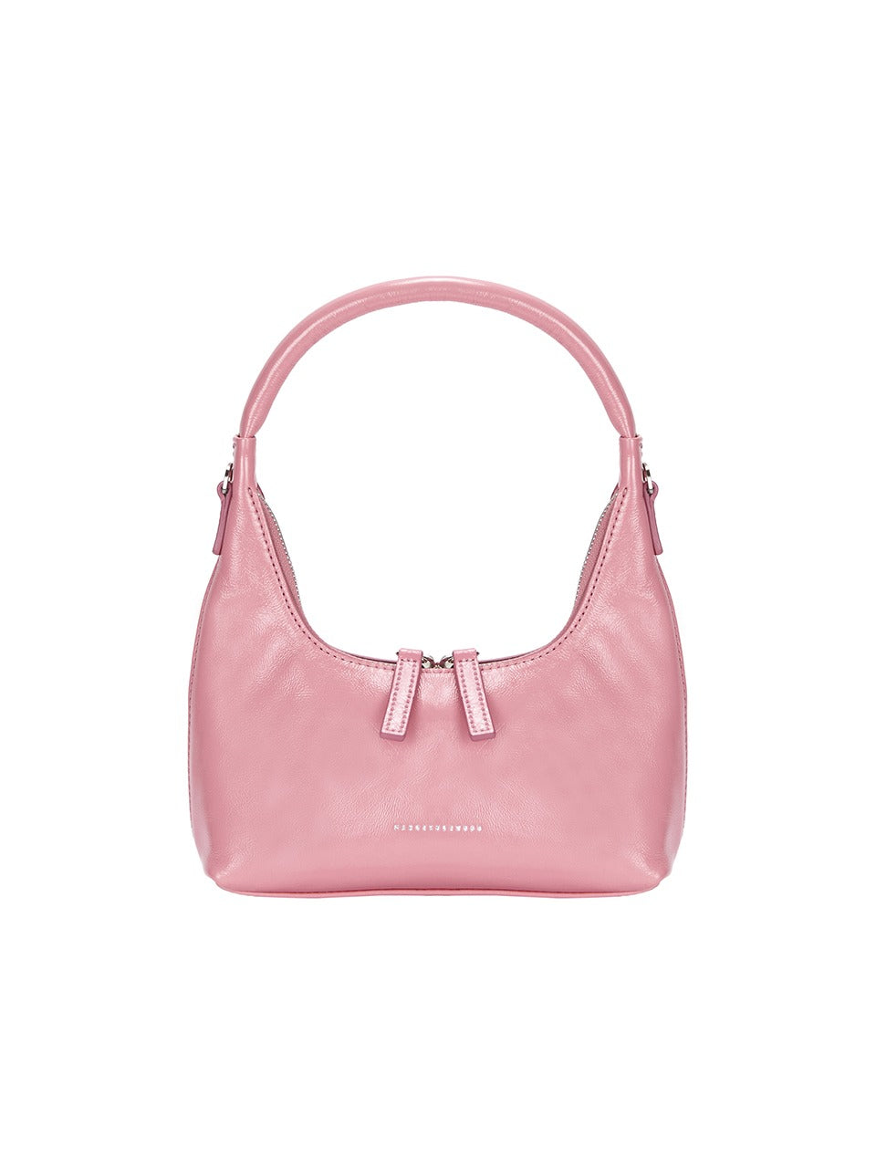 MARGESHERWOOD HOBO MINI+STRAP_candy pink glossy plain