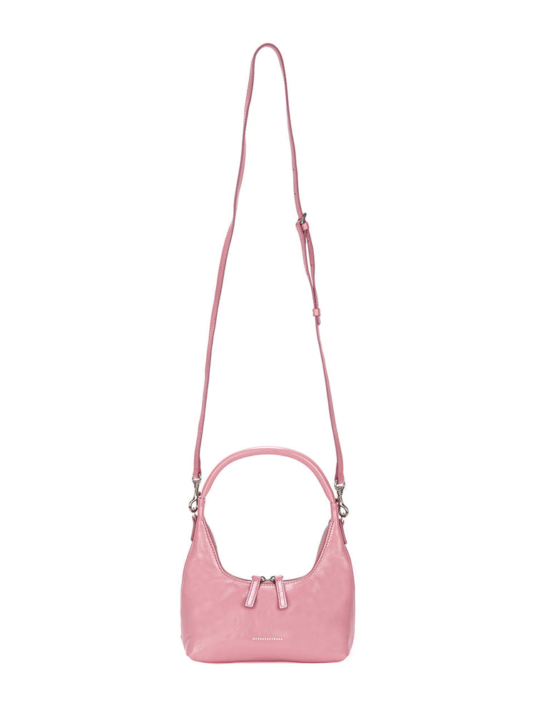 
                  
                    MARGESHERWOOD HOBO MINI+STRAP_candy pink glossy plain
                  
                