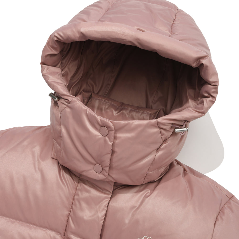 
                  
                    Glossy Short Hooded down Jacket Pink
                  
                