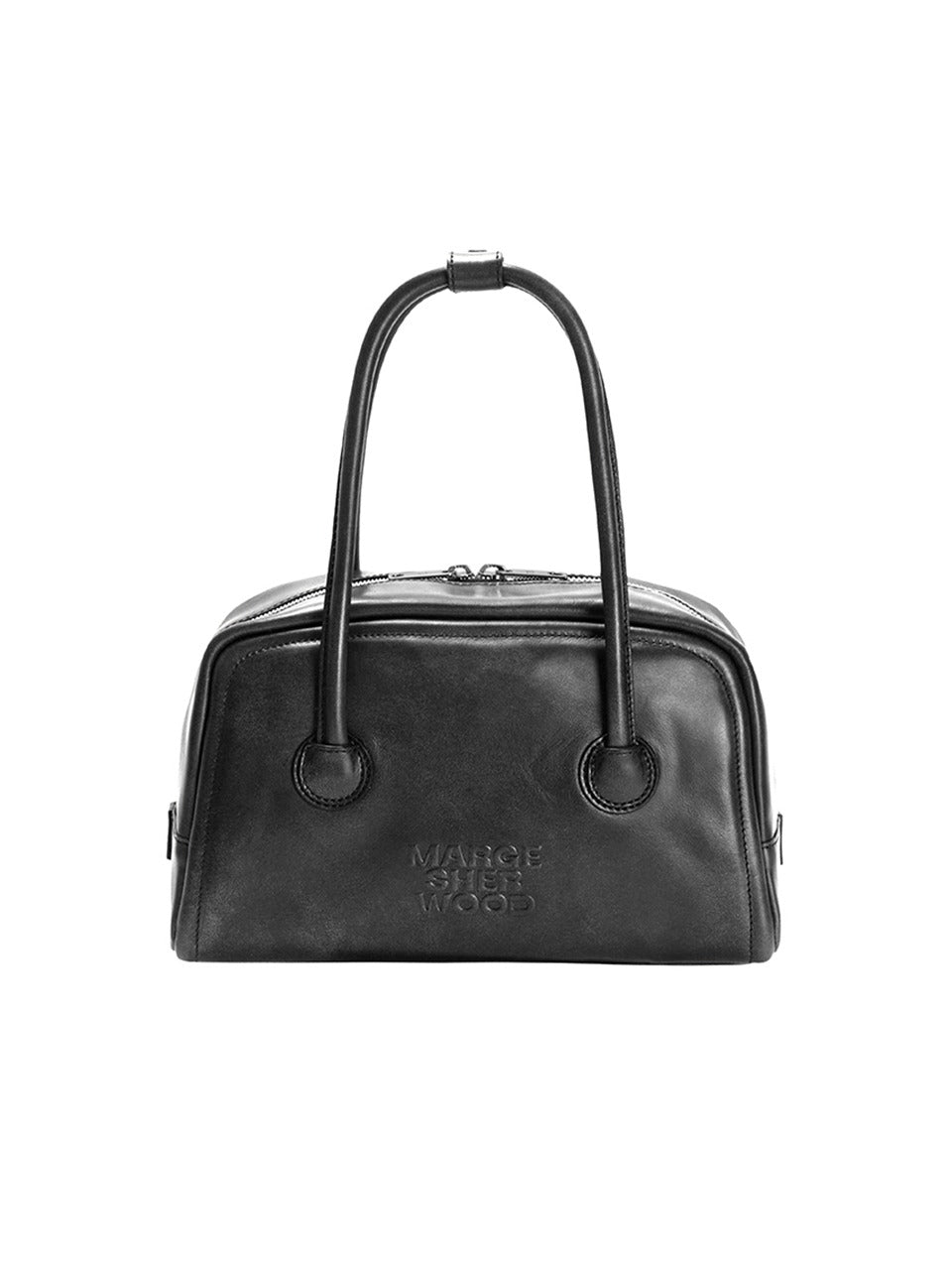 MARGESHERWOOD SOFT TOTE_washed black two-tone brushed