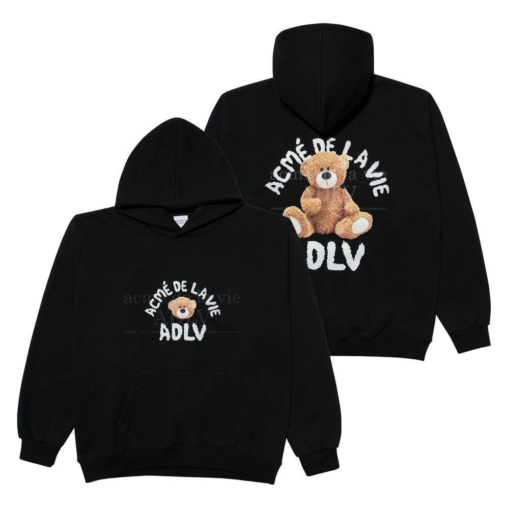 【IN STOCK】ADLV TEDDY BEAR (BEAR DOLL) HOODIE BLACK