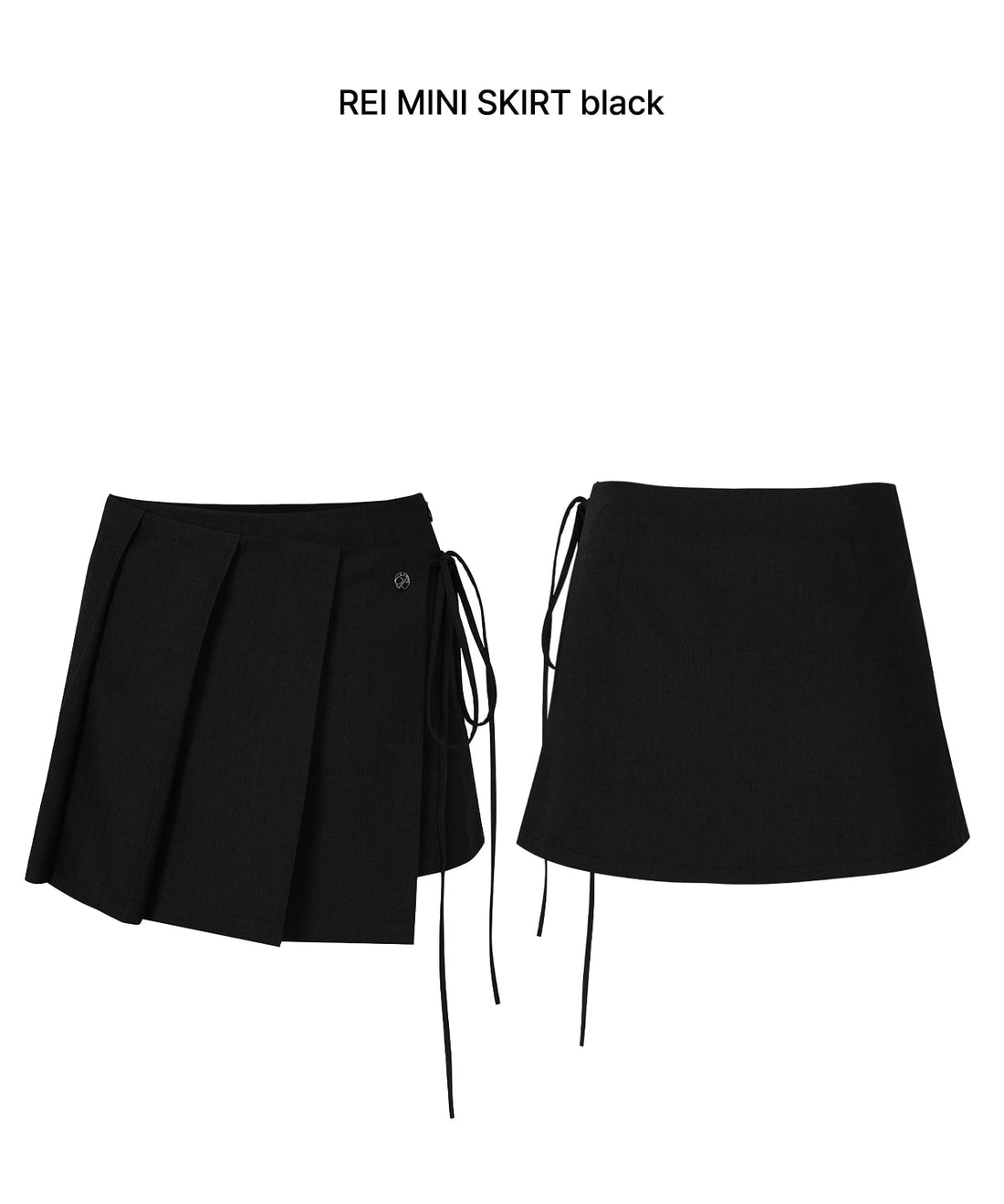 PAIN OR PLEASURE REI MINI SKIRT BLACK