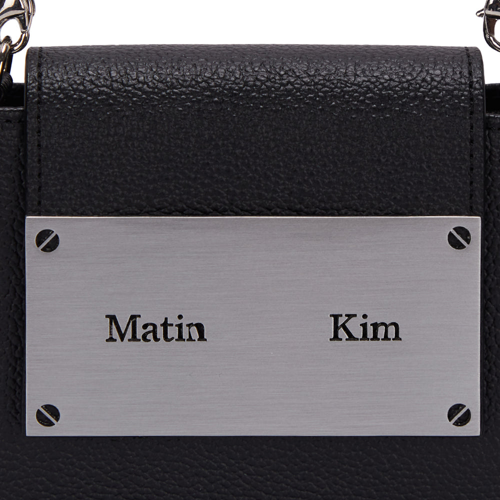 MATIN KIM ACCORDION MINI BAG IN BLACK