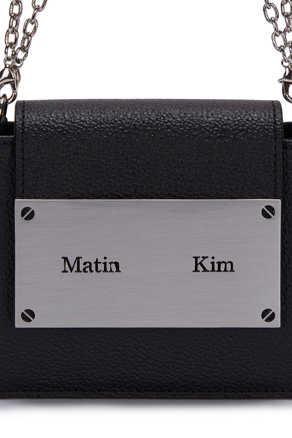 MATIN KIM ACCORDION MINI BAG IN BLACK