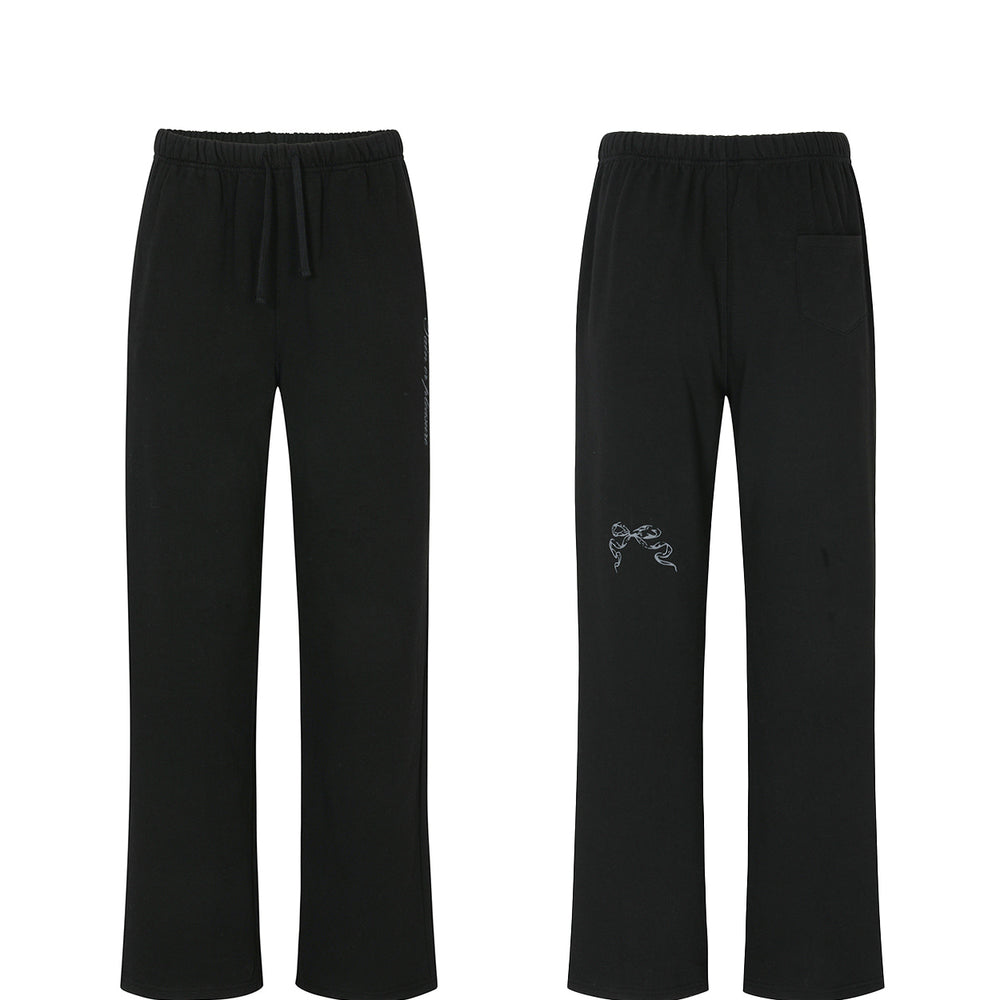 
                      
                        PAIN OR PLEASURE ROSE SWEATPANTS BLACK
                      
                    