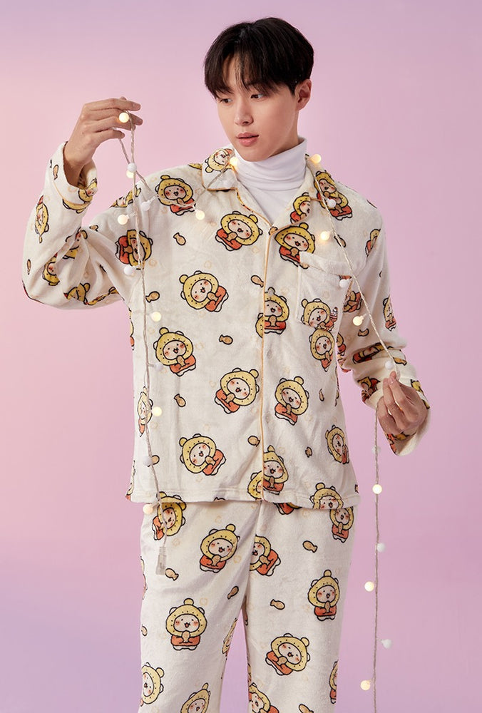 SPAO x Yurang Broken Bear Sleeping Pajamas IVORY