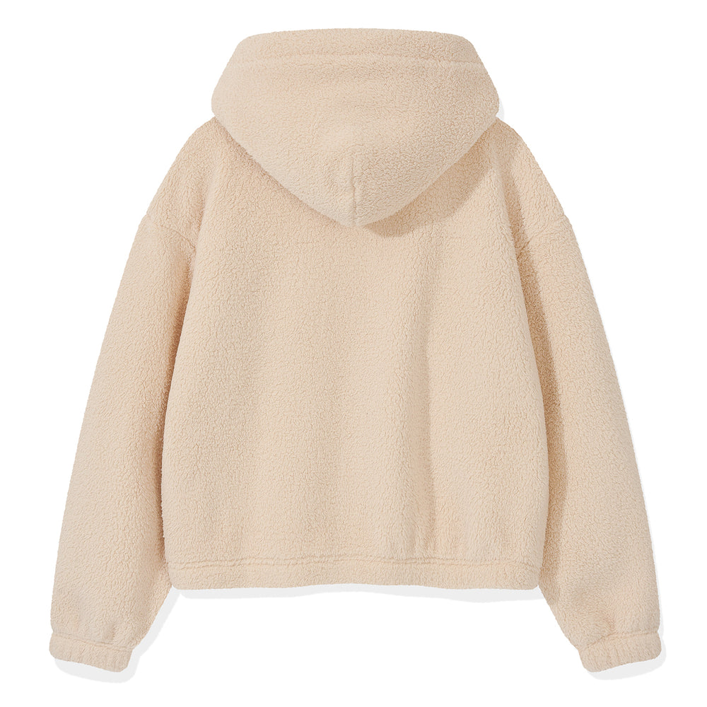 
                  
                    Floriwapen Fleece Hooded Zip-Up Jumper Beige
                  
                