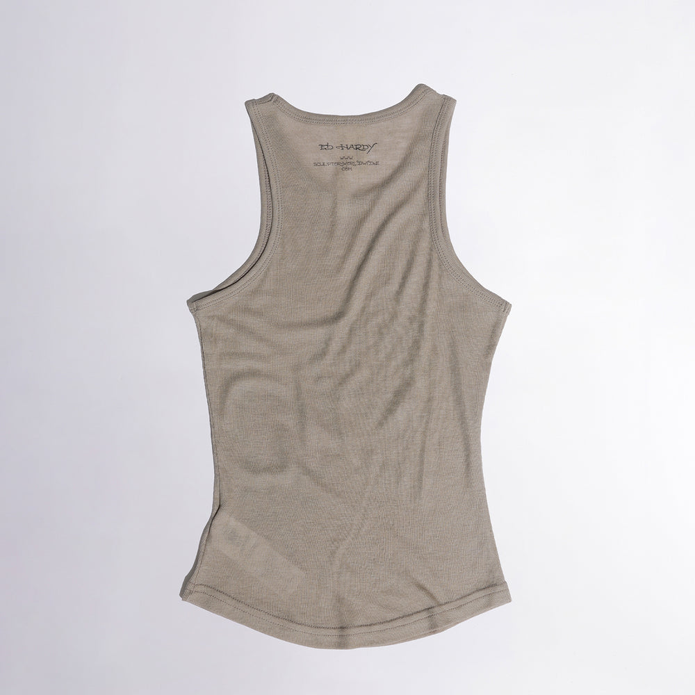 
                  
                    SCULPTOR X Ed Hardy Sheer Tank Top Beige
                  
                