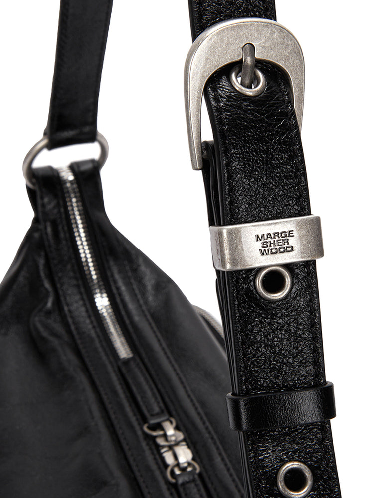 
                  
                    MARGESHERWOOD OUTPOCKET HOBO_black glossy plain
                  
                