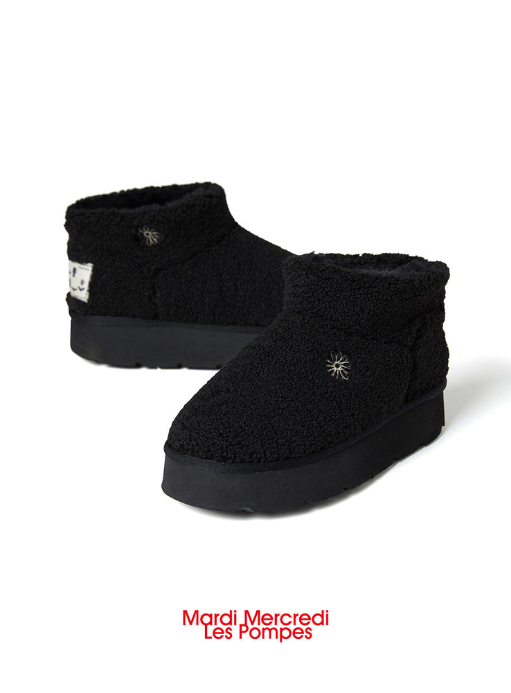 MARDI BOUCLE UGG BOOTS_BLACK