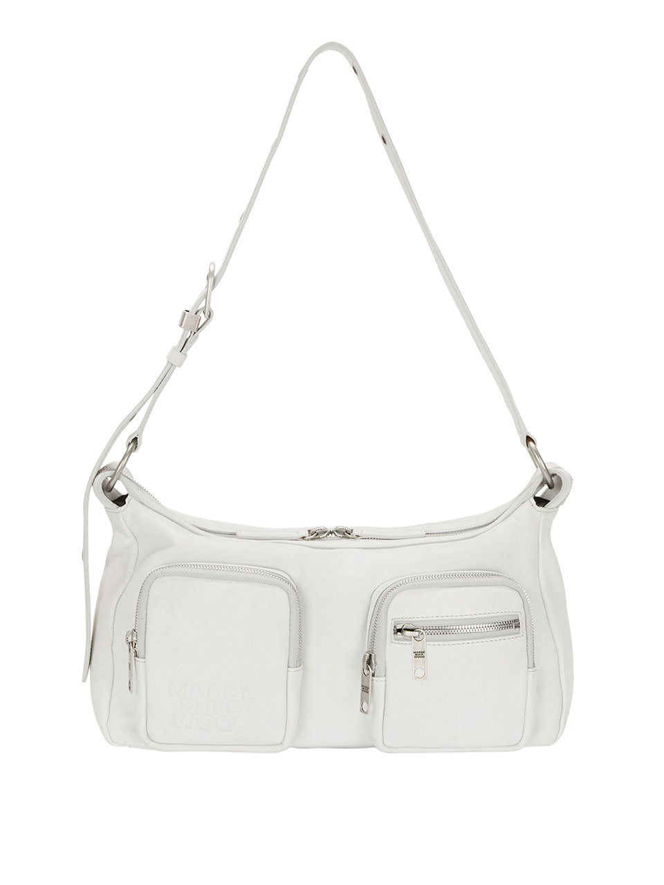 MARGESHERWOOD OUTPOCKET HOBO_cloud two-tone brushed