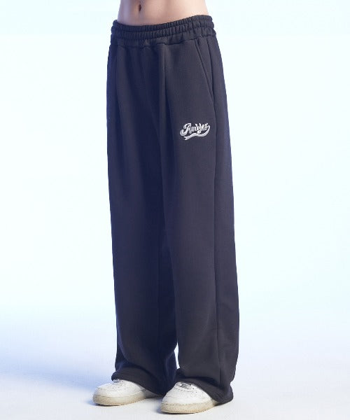 
                  
                    AMBLER Embroidered Logo Wide Training Sweatpants
                  
                