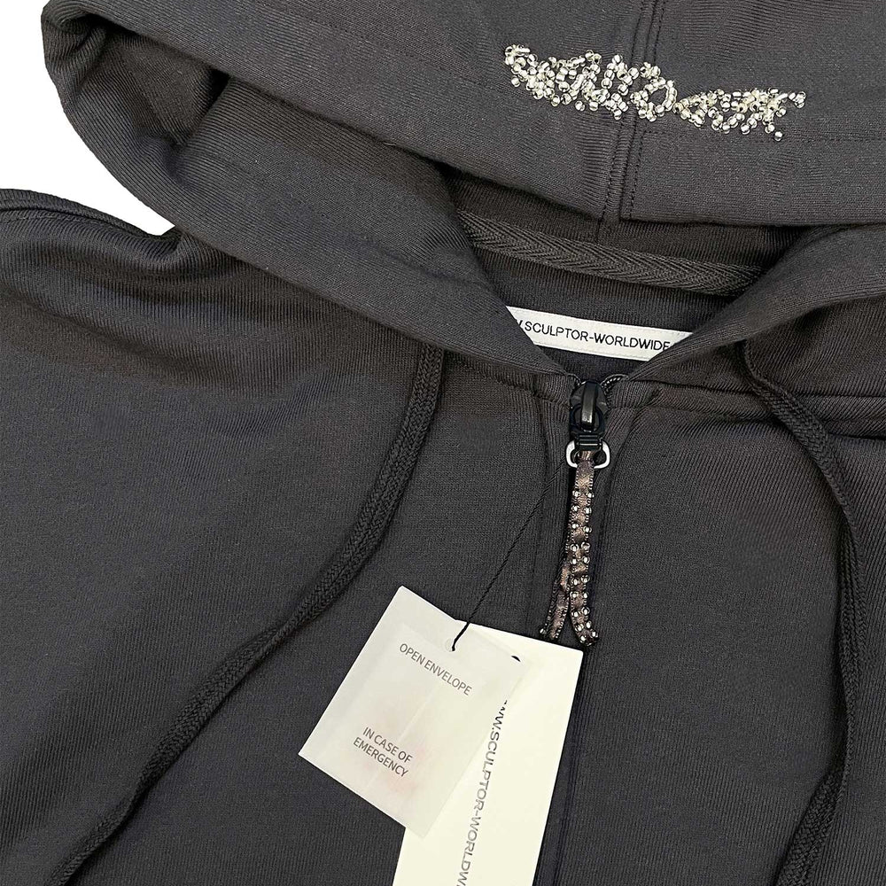 
                  
                    SCULPTOR Beaded Saint Hoodie Zip-Up Charcoal
                  
                