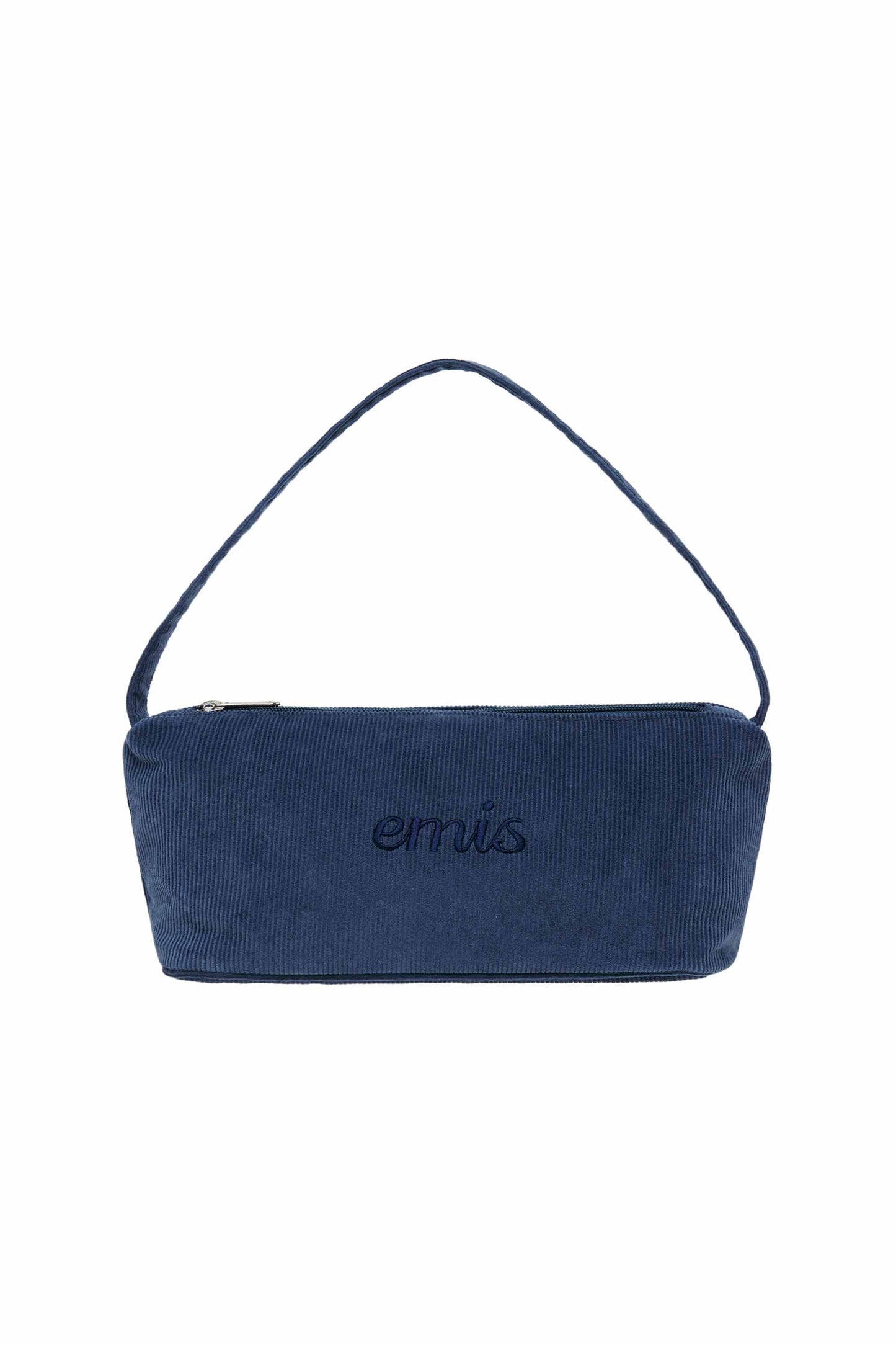 EMIS CORDUROY DAILY LONG HOBO BAG-NAVY