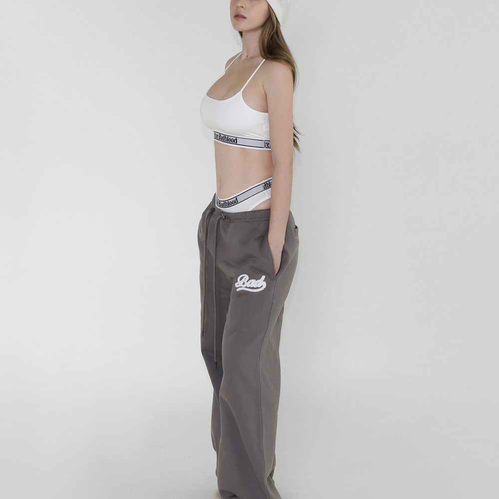 
                  
                    BAD BLOOD Bad Applique Jogger Loose Fit - Grey
                  
                