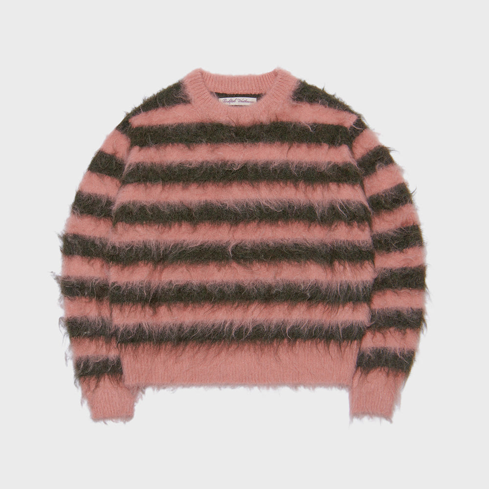 ROCKFISH STRIPE SHAGGY KNIT PULLOVER