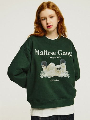 WAIKEI Maltese Gang Sweatshirts GREEN