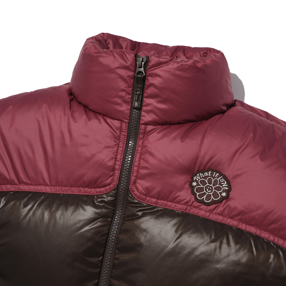 
                  
                    Color Block Down Short Puffer Brown
                  
                