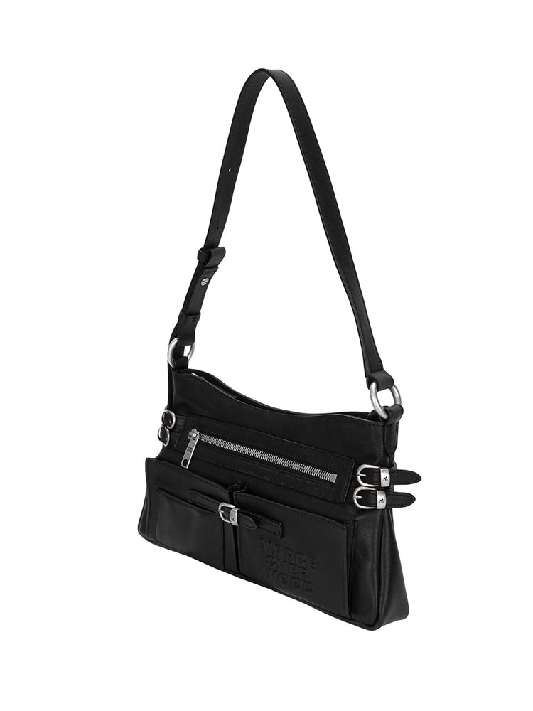 MARGESHERWOOD FLAT POCKET SHOULDER_black plain