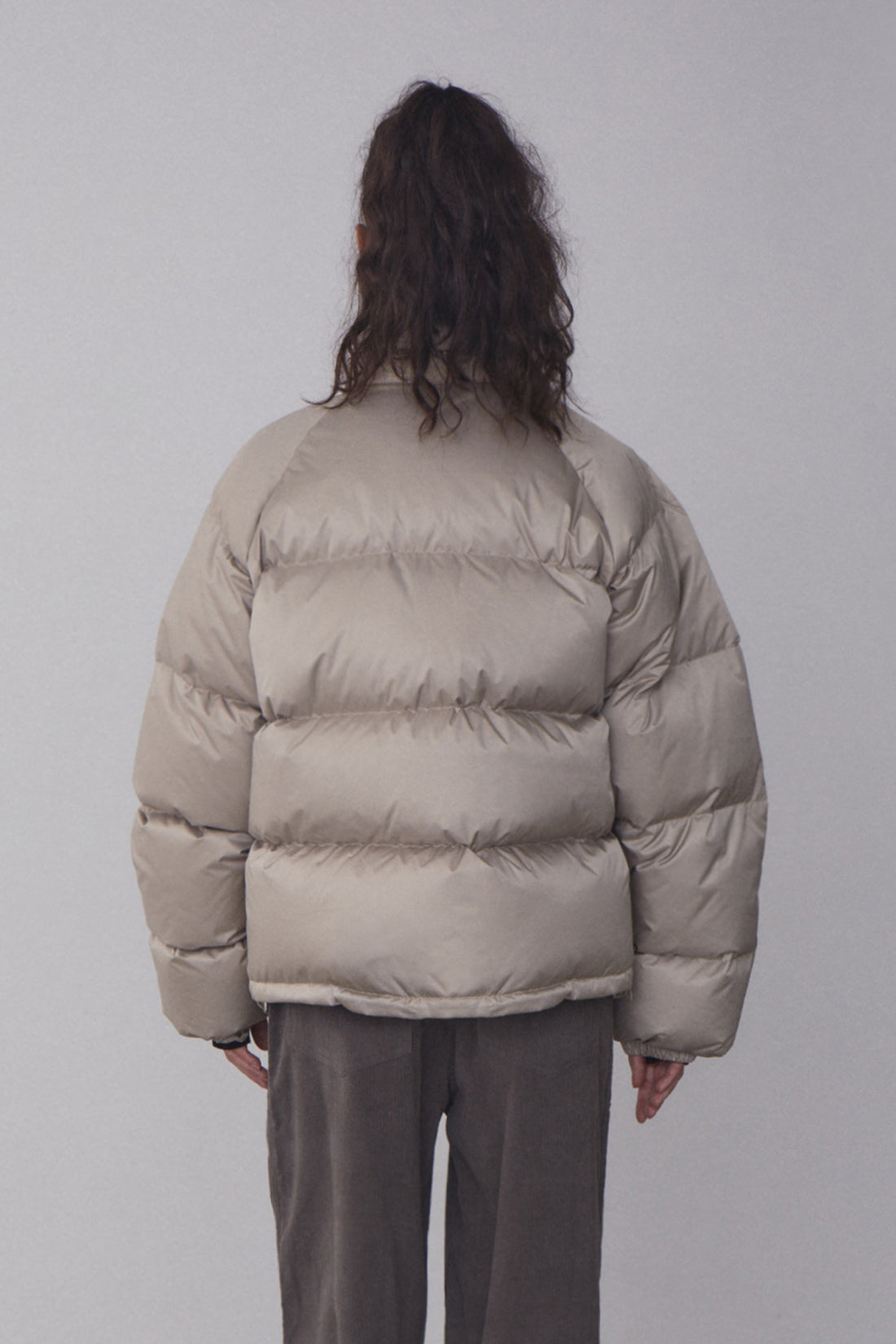 RR OVERSIZED DOWN JACKET - BEIGE