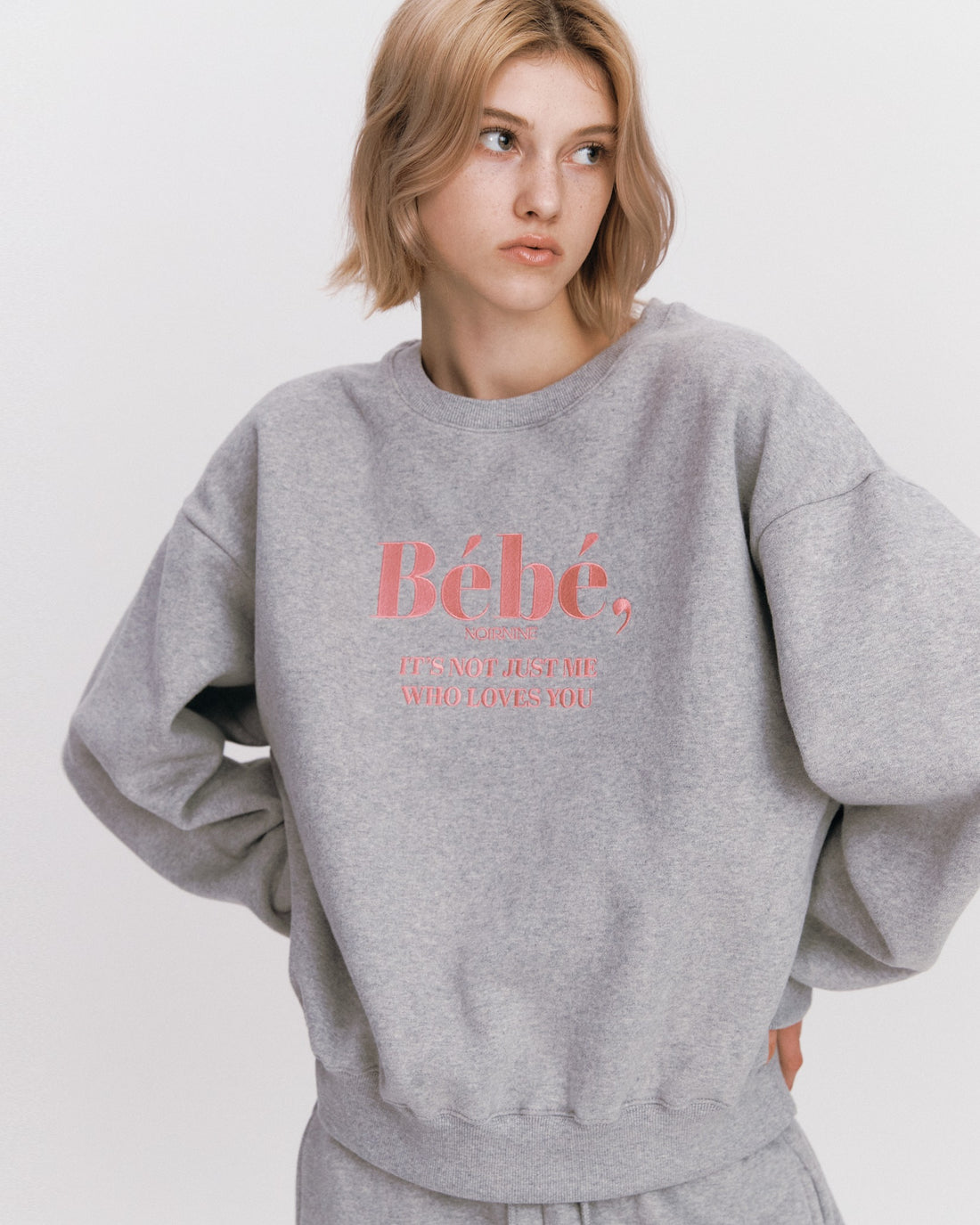 NOIRNINE Bébé Noir Sweatshirts GREY