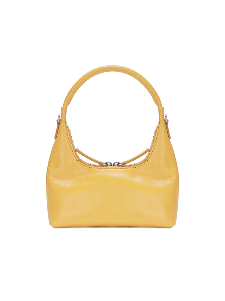 MARGESHERWOOD HOBO MINI+STRAP_yellow glossy plain