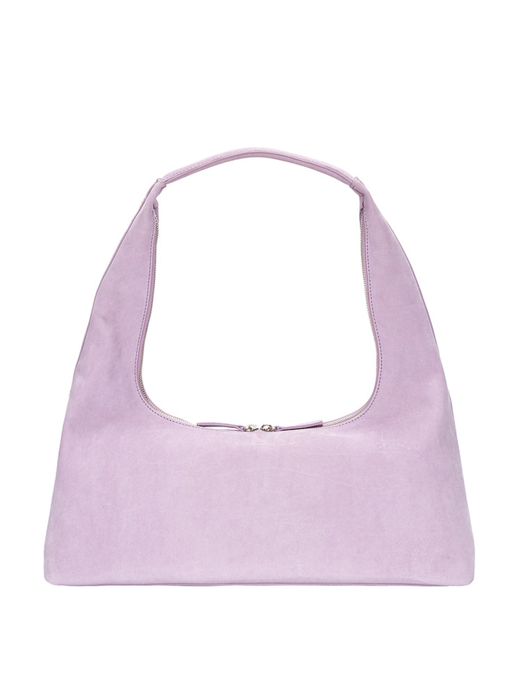 MARGESHERWOOD HOBO LARGE_lavender pink suede