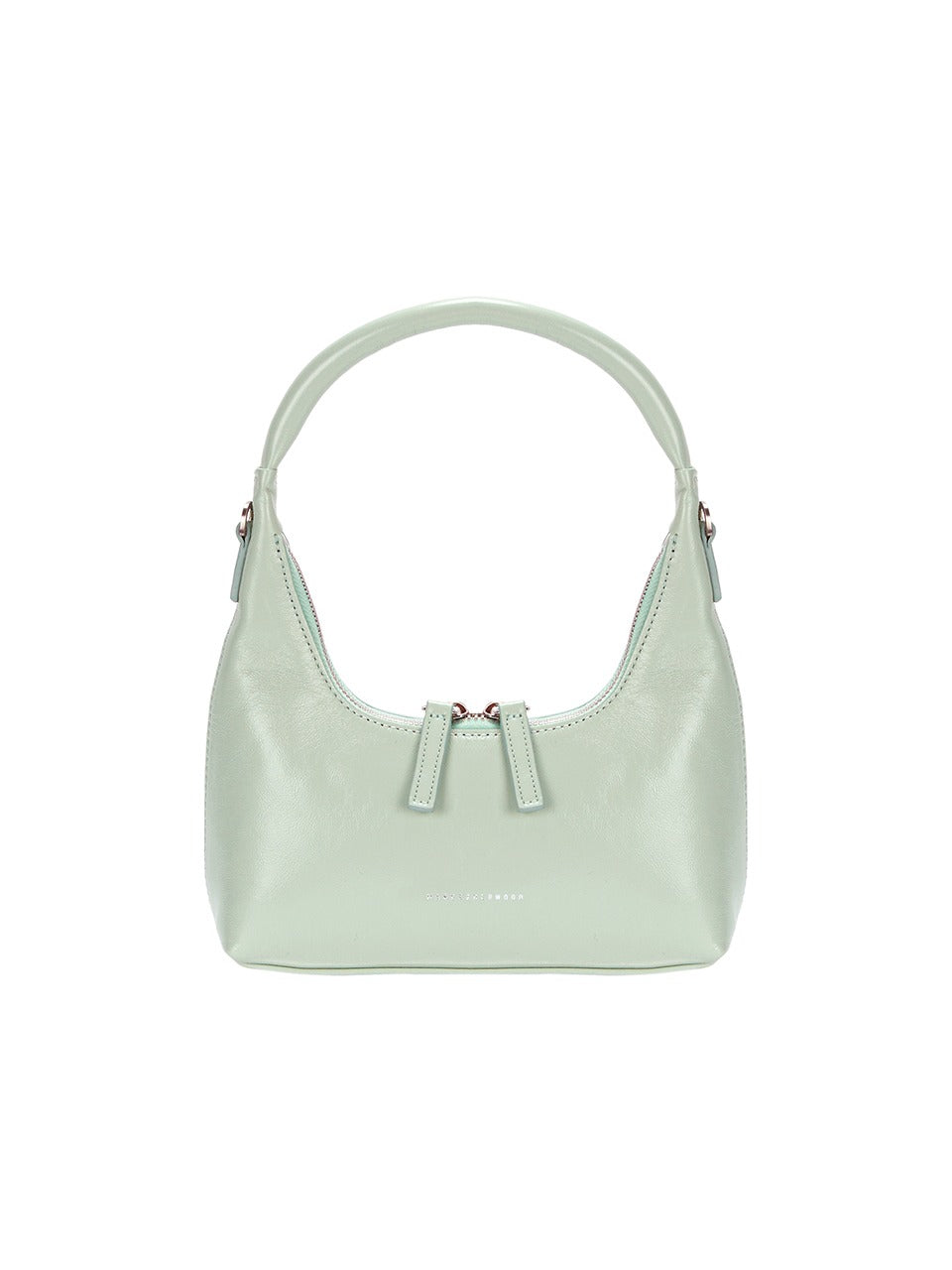 MARGESHERWOOD HOBO MINI+STRAP_mint glossy plain