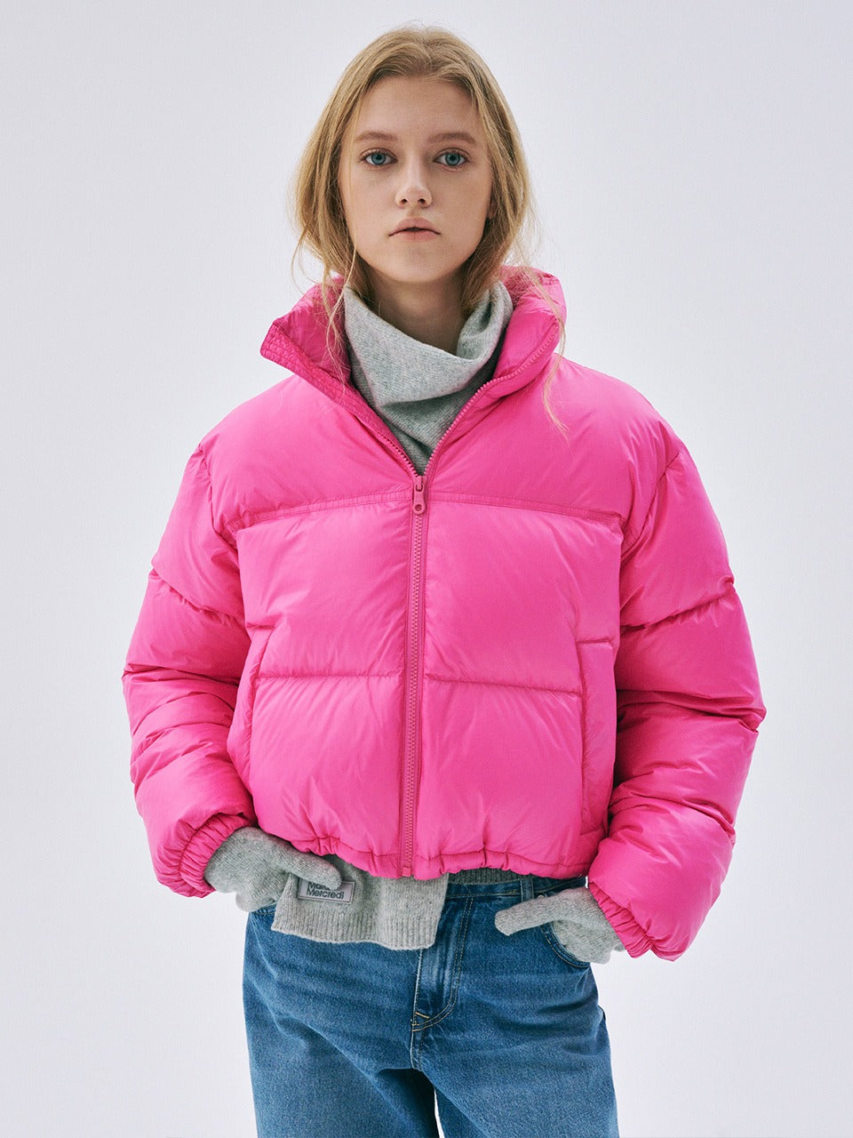 MARDI CROPPED DOWN JACKET_PINK