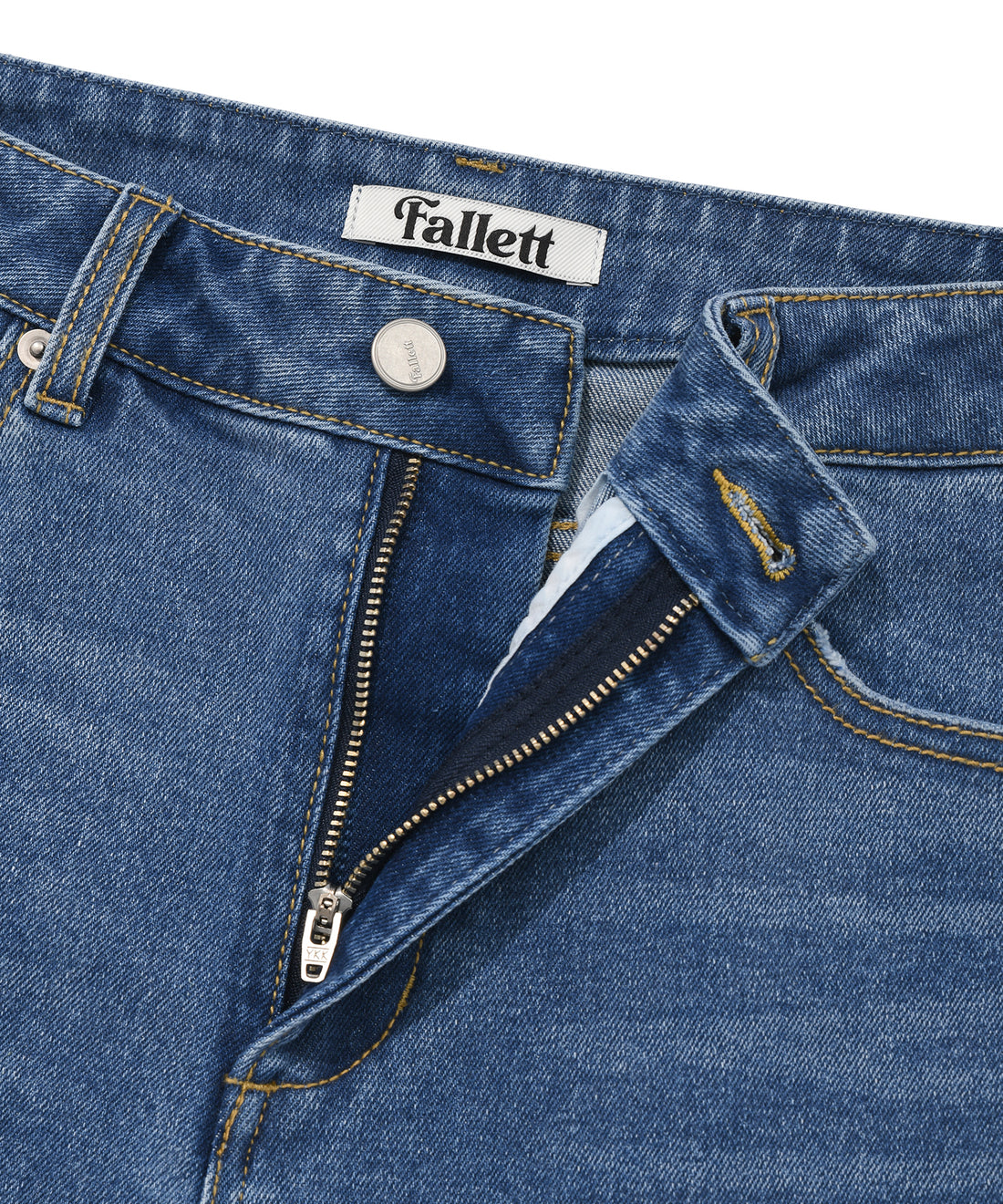 FALLETT Bootcut Denim Pants Light Blue