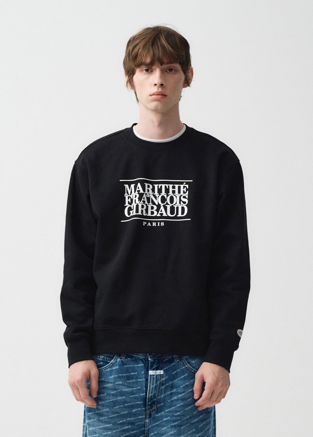 MARITHÉ CLASSIC LOGO SWEATSHIRT BLACK