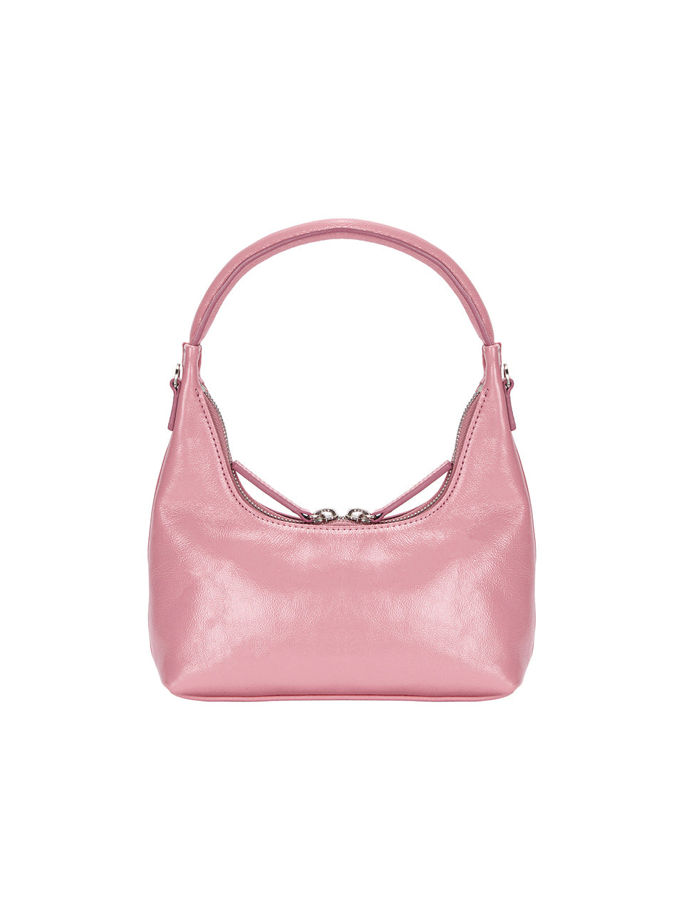 MARGESHERWOOD HOBO MINI+STRAP_candy pink glossy plain