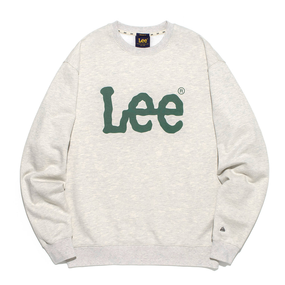 LEE Big Twitch Logo Sweatshirt OATMEAL