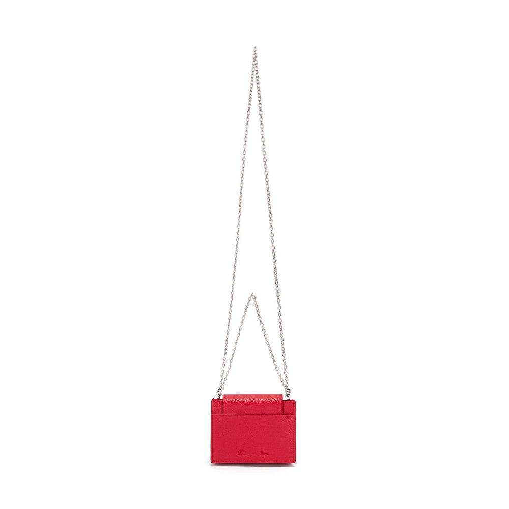 MATIN KIM ACCORDION MINI BAG IN RED