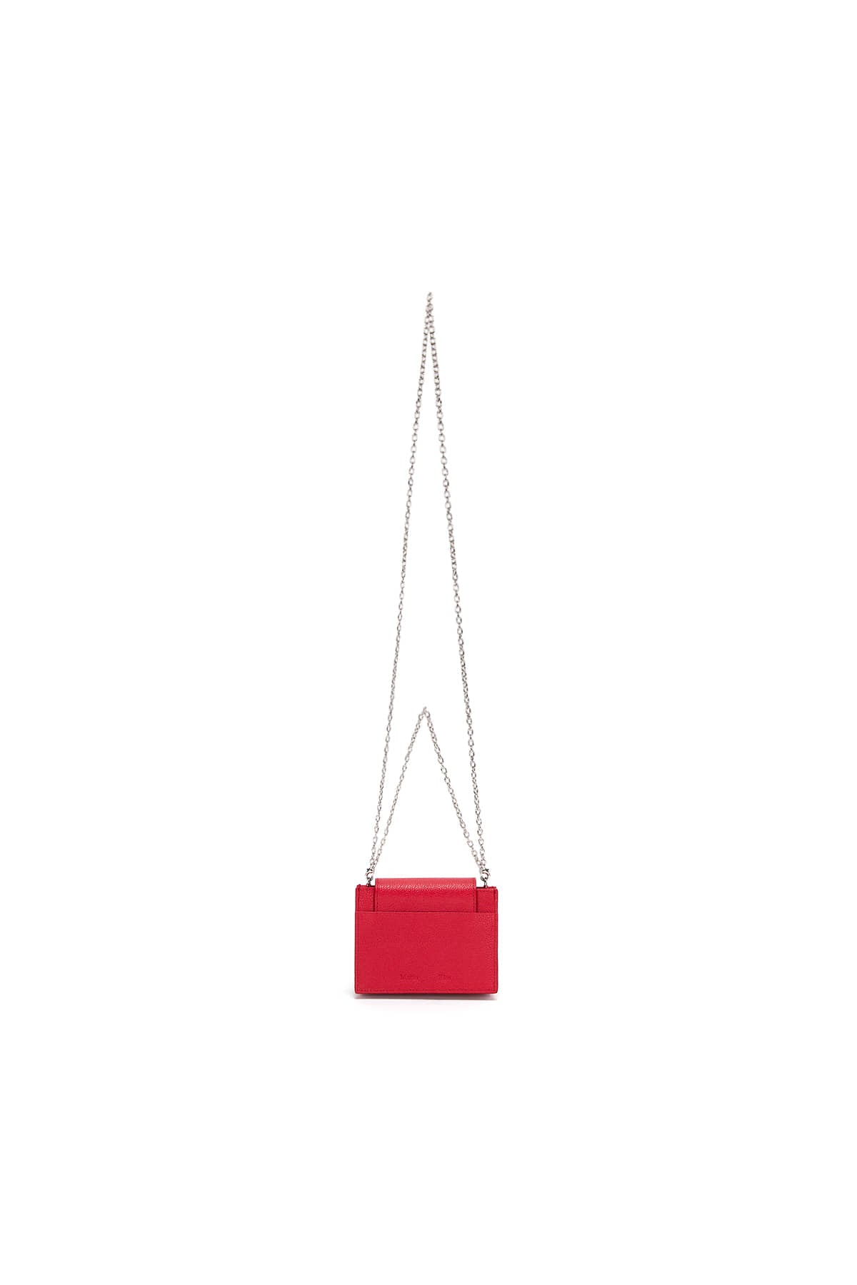 MATIN KIM ACCORDION MINI BAG IN RED