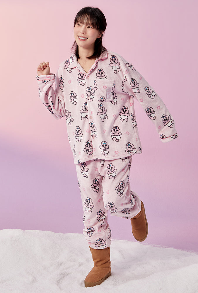 
                  
                    SPAO x OPPANCHU Sleeping Pajamas CREAM PINK
                  
                