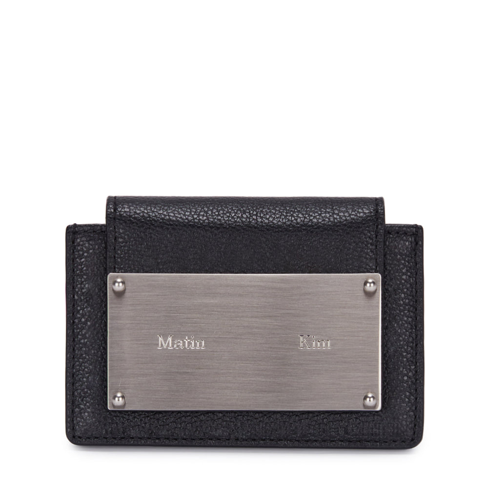 MATIN KIM ACCORDION WALLET IN BLACK