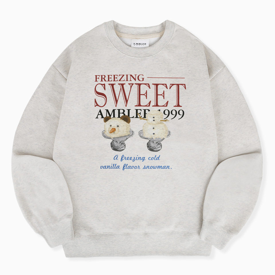 
                  
                    AMBLER Vanilla Flavor Snowman Overfit Sweatshirt
                  
                